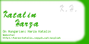 katalin harza business card